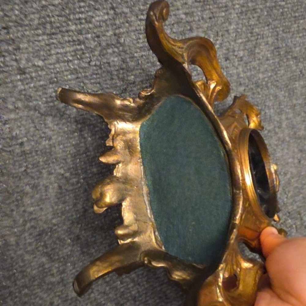 Vintage Kienzle Brass Rococo Mantel Clock Ornate Victorian Style Chronoquartz - Picture 10 of 12